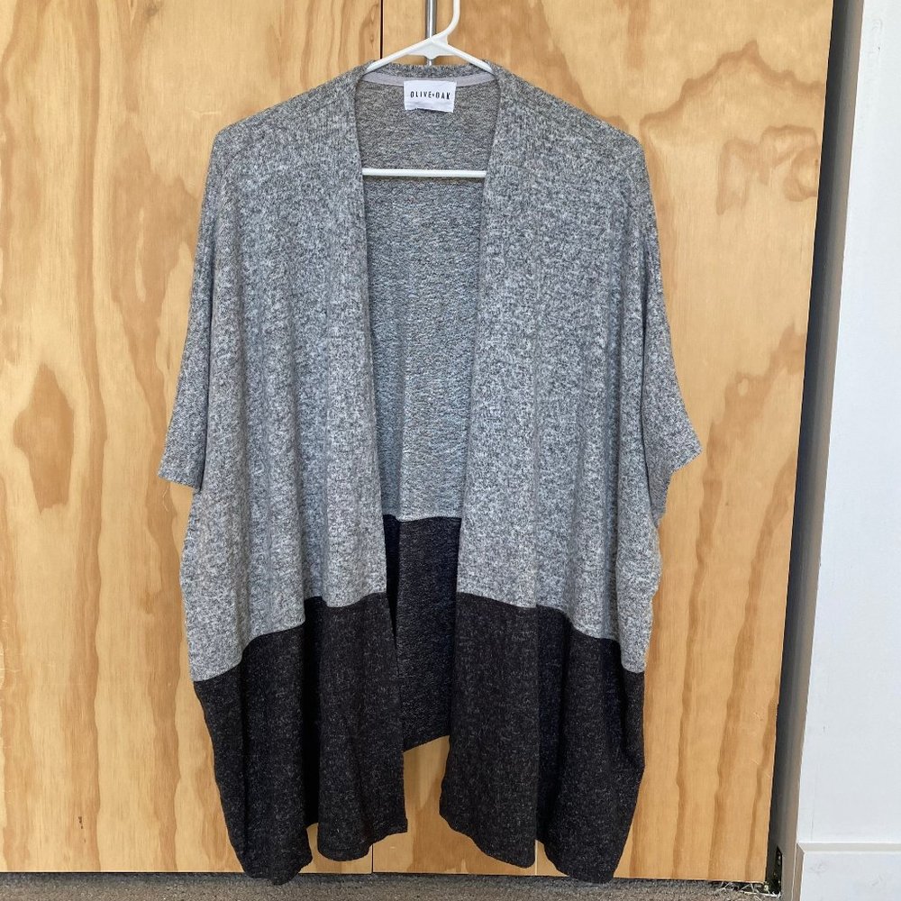 Olive & Oak Open Front Cardigan